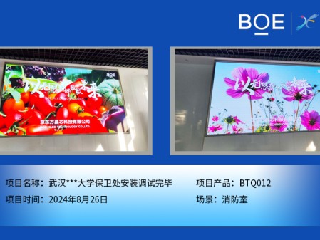 湖北武漢***大學(xué)保衛(wèi)處安裝調(diào)試完畢